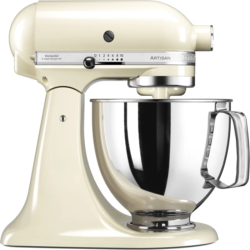 Kitchenaid Artisan KSM125PSEAC Creme - Kjøp kjøkkenmaskin hos Bakeren og Kokken