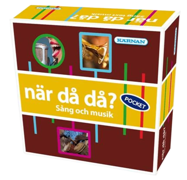 KÄRNAN Pocketspel När då då? - Sång och musik Spel ONESIZE