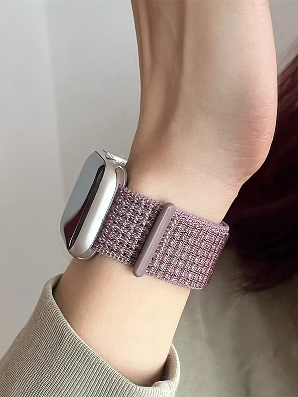 AliExpress - Nylon lus voor Apple Watch-band 45 mm 44 mm 49 mm 46 mm 42 mm 41 mm 40 mm Correa-armband iWatch-serie 11 6 Se 7 8 9 10 Ultra 2-band