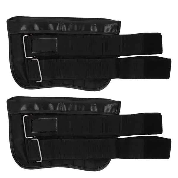 1 par ankel- och handledsvikter 1-6 kg justerbara åtsittande handledsvikter sandsäckar för fitness sport för män kvinnor