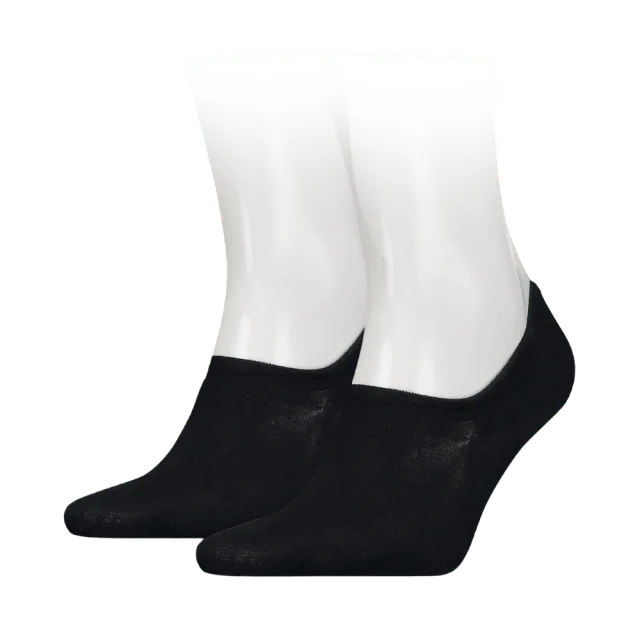 Tommy Hilfiger Mens Footie Socks 2-pack Strumpor Herr Svart 43/46