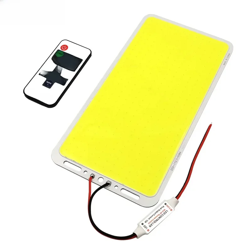 AliExpress - Hochhelles, dimmbares 100 W 12 V LED-COB-Lichtpanel mit Dimmer-Matrix-LED-Platine für Außenbeleuchtung, Camping-Lampe, Autolampe, DIY