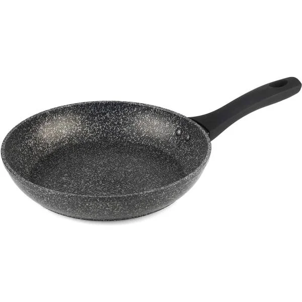 【DENGTU】24 cm non-stick stekpanna, smidd aluminium, slitstark non-stick beläggning, PFOA-fri - induktion, diskmaskin- och metallredskapssäker