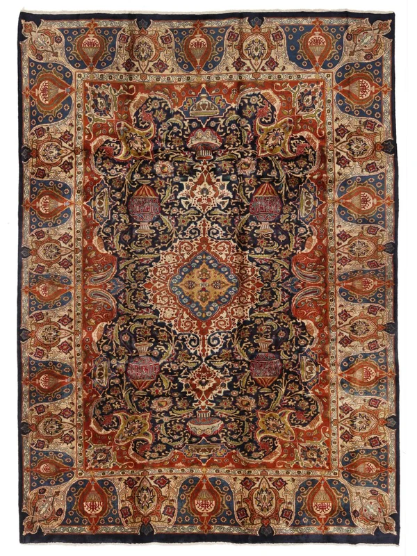 Handknuten Orientalisk Kashmar Matta 247X336
