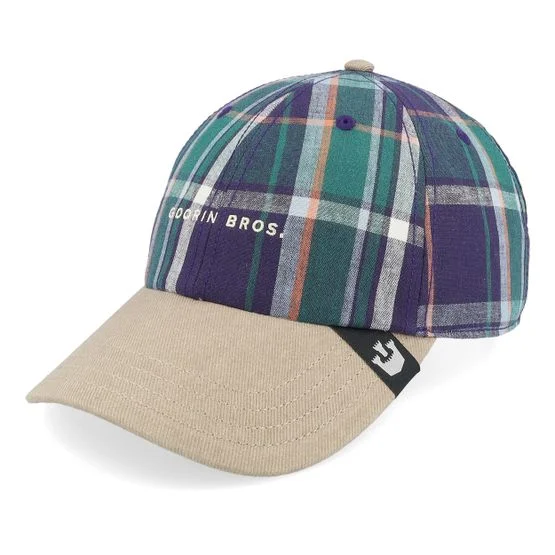 Goorin Bros. - Multi unconstructed Kšiltovka - Hardly Working Papa Cap Madras Dad Cap @ Hatstore