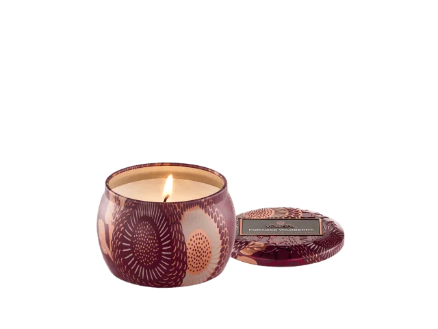 Voluspa Mini Tin Candle Foraged Wildberry Doftljus & rumsdofter Unisex 113 g