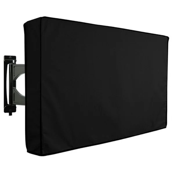 Portabelt TV-skydd, 600D Oxford Canvas, Andningsbart Dammtätt, Svart, Vattentätt, för Utomhusbruk