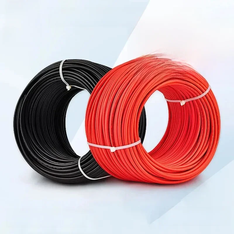 AliExpress - Solarstromkabel 4 mm2 12 AWG Draht PV-Photovoltaik-Kabel TÜV TÜV-Kabel für PV-Panels Anschluss Rot Schwarz Mantel 5/10/20 m