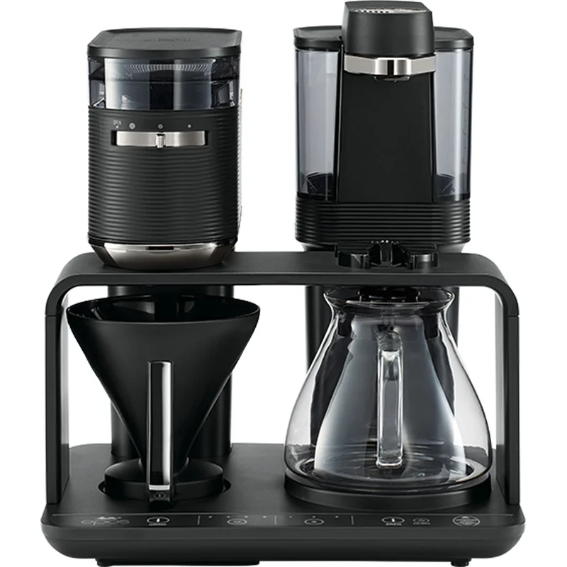 Melitta Epos kaffetrakter, svart/krom - Kjøp kaffemaskin hos Bakeren og Kokken' - 'Svart og krom