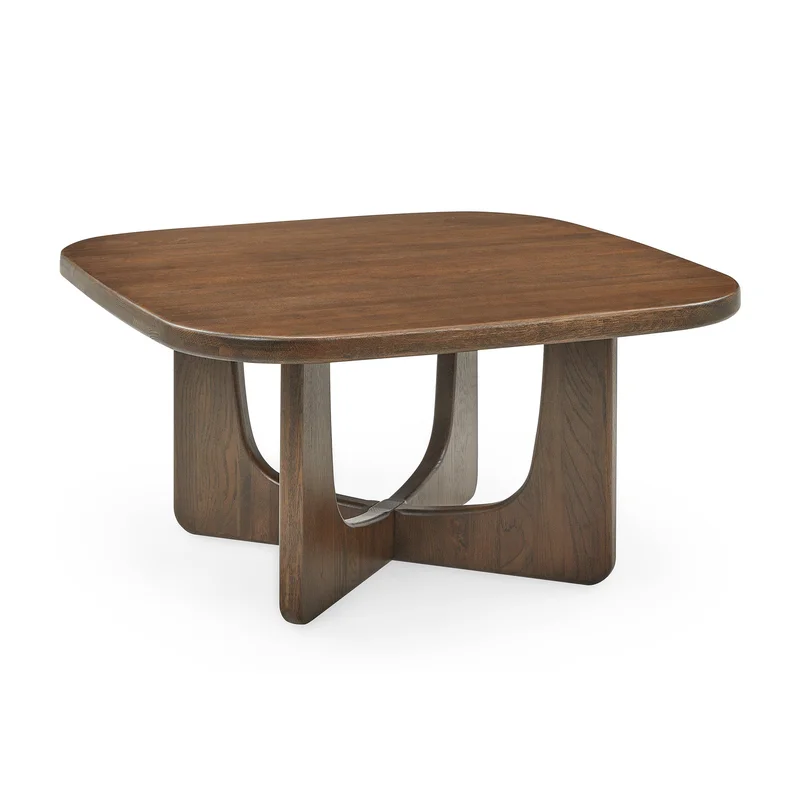 Orion sofabord, Egetræ | 90x90 - Røget egetræ - 90x90x45 - Sofabord