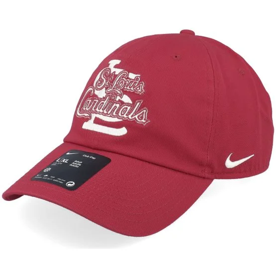 Nike MLB - MLB Červená unconstructed Kšiltovka - St. Louis Cardinals Cardinals Statement Club Red Dad Cap - Nike @ Hatstore