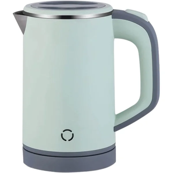 Travel Kettle Portable Electric Kettle for Camping, Travel, Office Black (Separated Type) Green