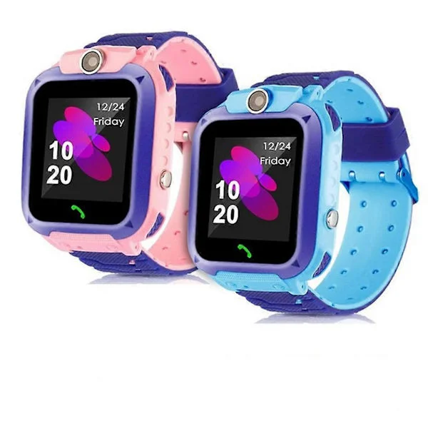 Smartwatch med 4G SIM-kort til børn 4G Smartwatch WIFI Tracker Stemmechat Videoopkald Overvågning Drenge Børn Smartwatch Blå