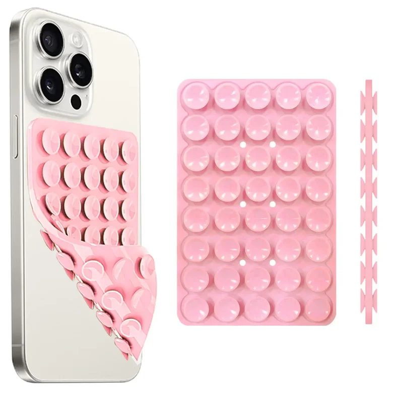 AliExpress - Dubbelzijdige siliconen zuignap Telefoonhoesje Afneembare standaard voor handsfree selfies en video's Gebruik gewoon voor glad glas