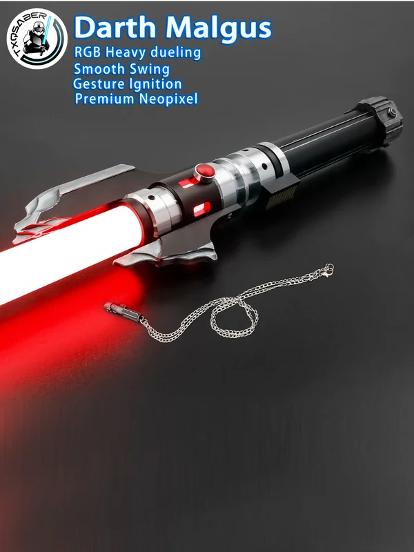 AliExpress - TXQSABER Darth Malgus RGB Heavy Dueling Neo Pixel Proffie Smooth Swing Lichtschwert Force Light Saber Blaster Laserschwert Cosplay