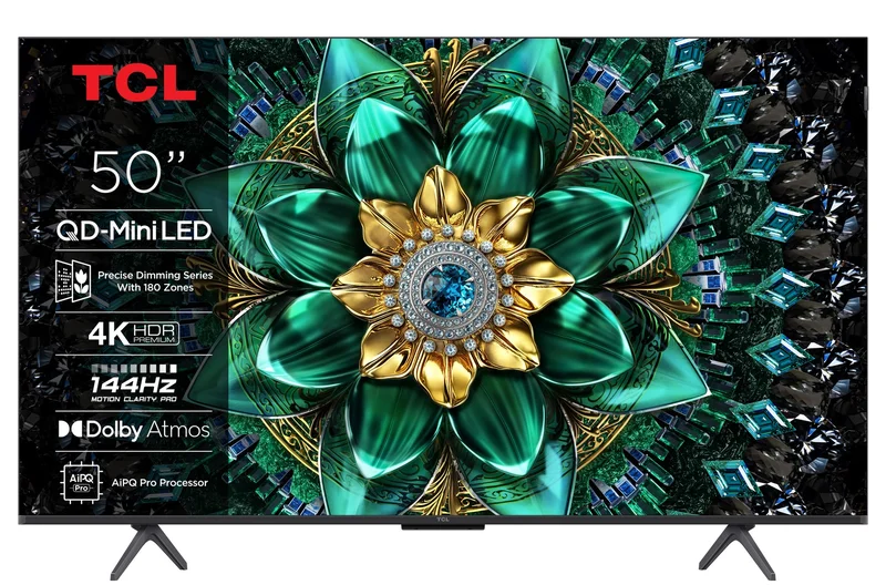 TCL 50" Q6C 4K 144 Hz QD-Mini LED Smart TV (2026)