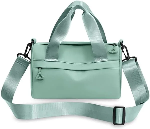 1 ST Mini Gym Bag, Small Sling Bag for Women, Adjustable Gym Bag for Women, Tote Bag for Women, Small Duffle Bag for Women