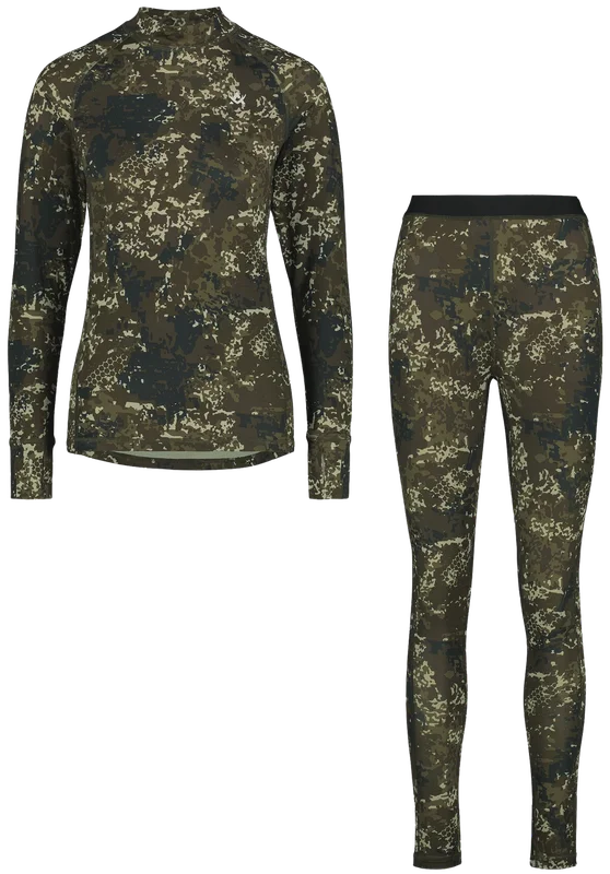 Alaska 1795 CoolDry Base Layer Set naisten kerrasto, BlindTech Forest