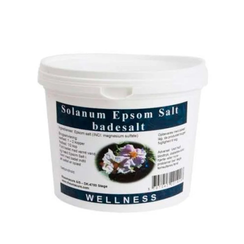 Greenish Epsom Salt Solanum 500 g, Hudpleje, Karbad, Badesalt