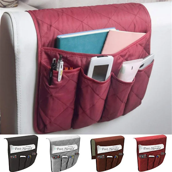 5-lommers Sofa Oppbevaringsarmstøtte Organizer Hengende Nattbord Veske_maks 120 134