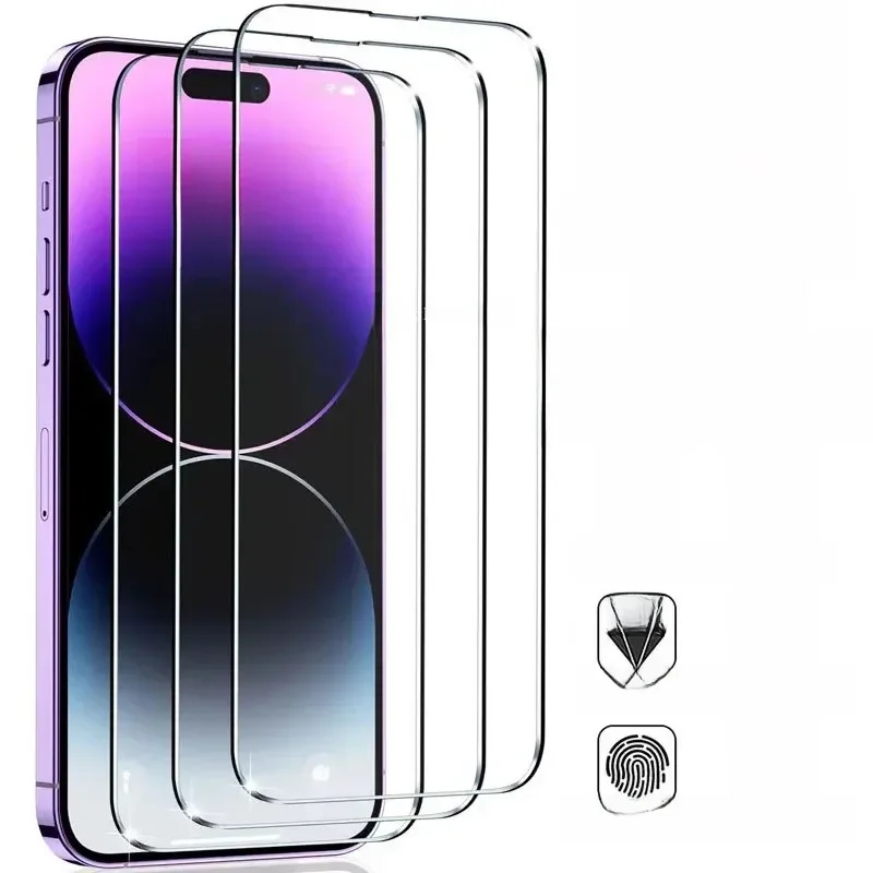 AliExpress - 3PcsTempered Glas Für iPhone 15 14 13 12 11 Pro Max Screen Protector Für iPhone 13 12 MINI SE X XS Max XR Schutz Glas Film