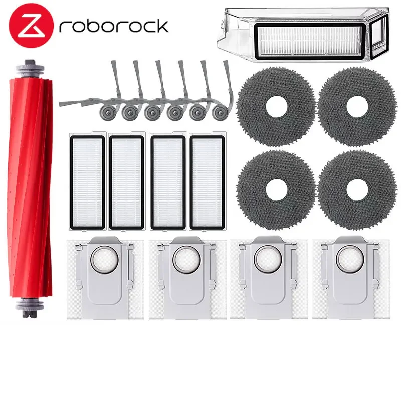AliExpress - Accessoires pour aspirateur robot Roborock QR 798 / QR 598 : brosse principale, brosse latérale, chiffon de nettoyage, filtre HEPA, sac à