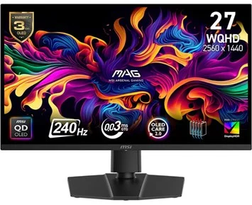 MSI MSI 27tum 271QP - Fyndvara - 27tum QD-OLED-skärm med hög uppdateringsfrekvens