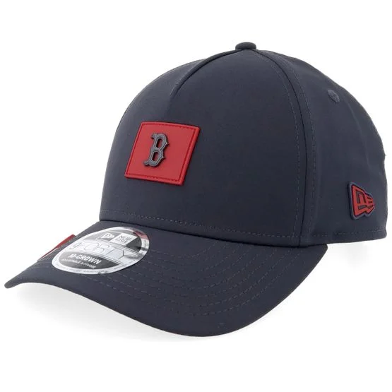 New Era - Boston Red Sox MLB 9FORTY M-crown Navy A-frame Adjustable Adjustable Blue Cap - MLB @ Hatstore