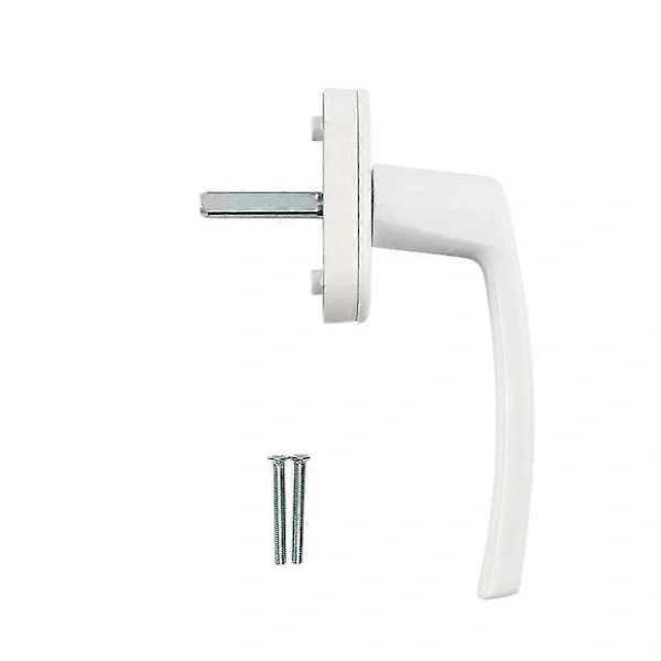 Fönsterhandtag 2-pack Aluminiumlegering Fönsterhandtag Solid Aluminiumhandtag Vitt Aluminiumdörrhandtag Passar Vanliga Fönster Och Balkongdörrar(b Db