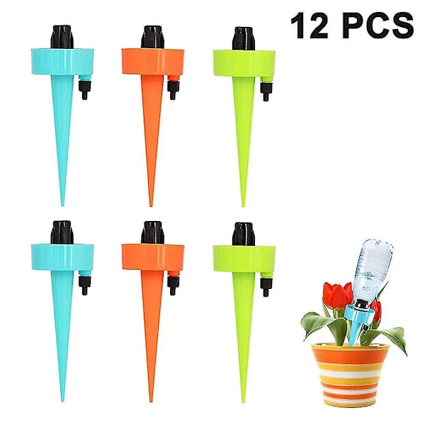 12 Pcs Self Watering Spikes,plant Self Watering Devices For All Bottle