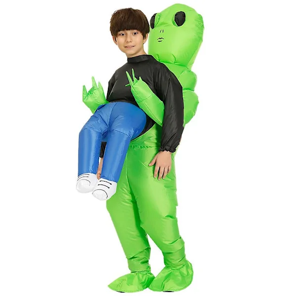 Halloween-kostume Oppustelig Alien-kostume til børn 120-140 cm - Xin