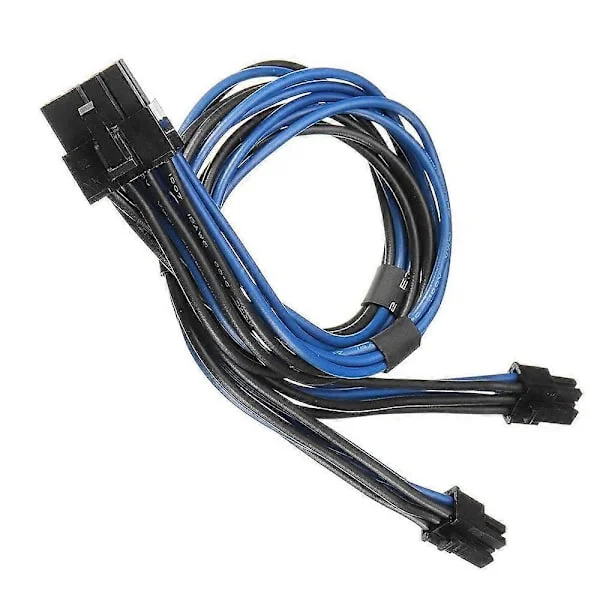 Dubbel Mini 6-Pin till 8-Pin PCI Express Videokort Strömadapterkabel för Mac Pro Tower / Power Mac G5
