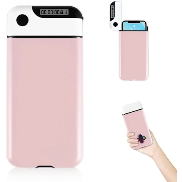 Telefonboks med tidslås - Telefonboks med timer - Telefonboks med tidslås - Fokusboks - Smartphone lås - Smartphone boks - Bærbar tidslås boks - Timer