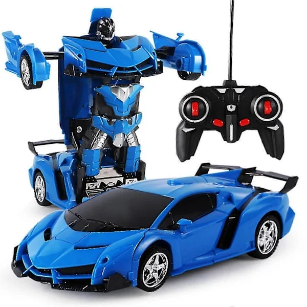 Transformer Fjernstyret Bil - RC Biler, Transformation med én knap, 360 Graders Rotation og Drift, Gave til Børn 3+ [DB]