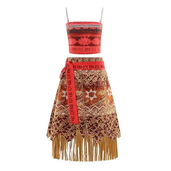 Prinsesse Vaiana Cosplay til piger Halloween Maskerade Karneval Fest Kostume Kun kjoler