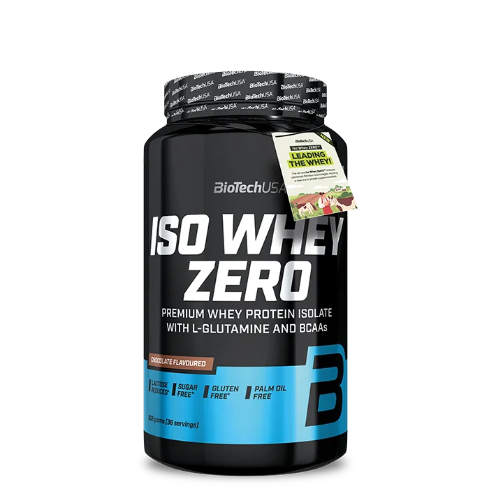 Biotech USA Iso Whey Zero Laktosreducerat Vassleproteinisolat 908 g