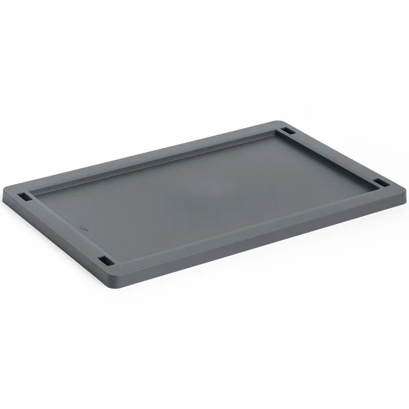 HAY Colour Crate Small Låg, charcoal | KitchenOne