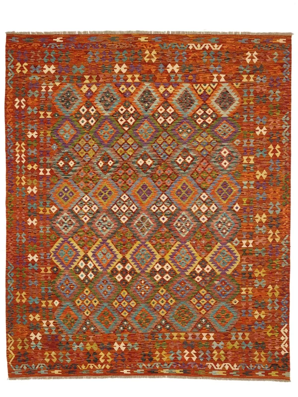 Kelim Afghan Old Style Matot 252X290 Isot Villa