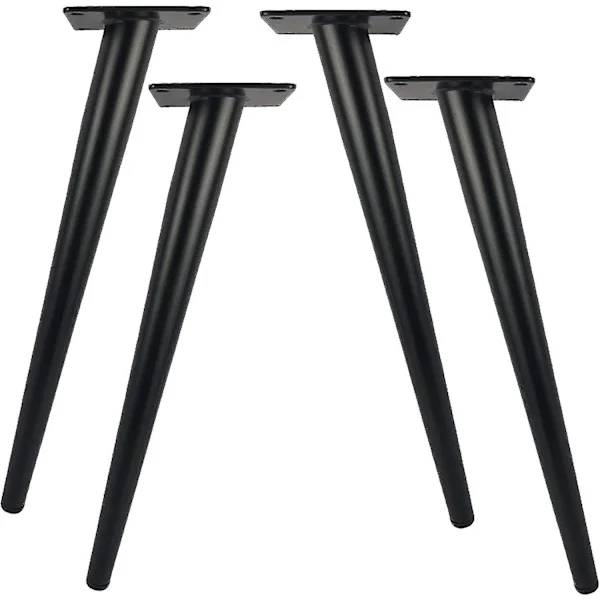 【NX】4-pack 30 cm långa bordsben i metall Kompatibel med moderna möbler, byrå, skåp, skrivbord, stol, fotpall, möbelersättningsben, 800 kg kapacitet