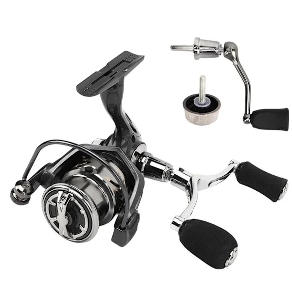 Kraftfuldt spinnende hjul dobbelt rocker nylon metal surf hjul til saltvandsfiske ferskvandsfiske DG2500M