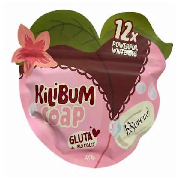 Kserene Kilibum Bihagan Whitening Soap för inre lår, Skin Lightening Soap, Dark Spot Remover, Gluta Soap 12 enheter