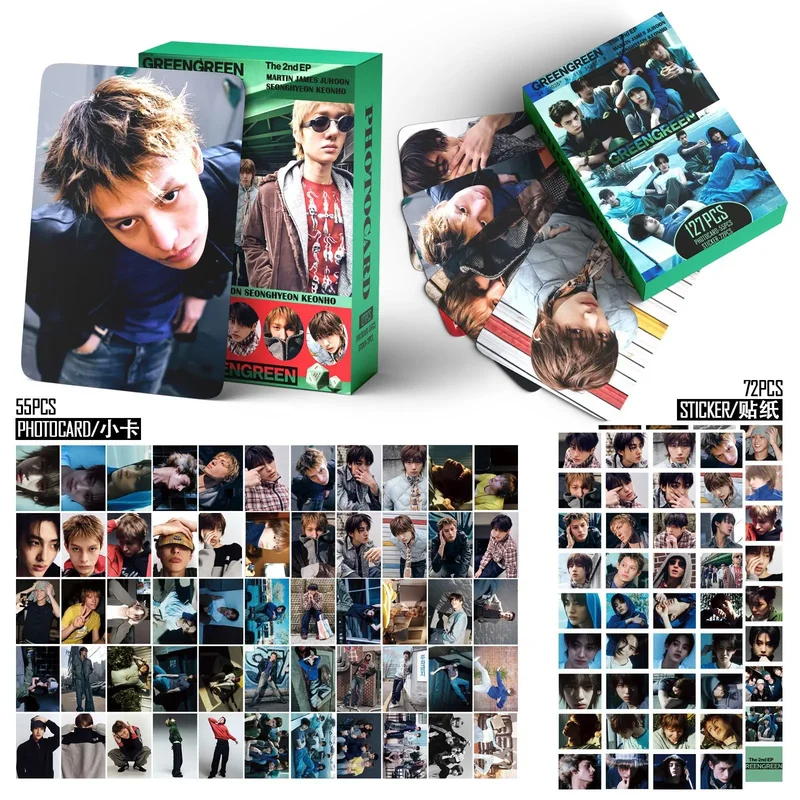 AliExpress - 127 pièces Nouvel Album CORTIS GREENGREEN JAMES MARTIN Photocards Autocollants Kpop Merch Lomo Cards Set Cartes de Collection pour Fans 