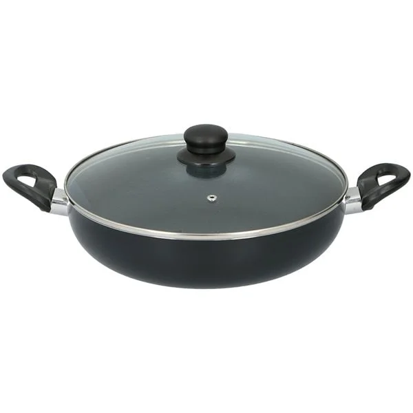 Alpina traktørpanne 28 cm / stekepanne med lokk for alle koketopper