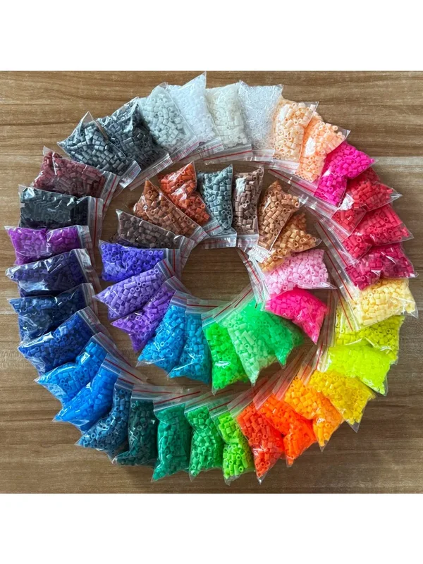 AliExpress - 5MM 10000 Stück 3D Hama Perlen Pixel Puzzle Eisenperlen für Kinder Perler Hama Perlen Diy Hochwertiges handgemachtes Geschenk Spielzeug 