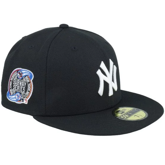 New Era - Hatstore Exclusive x New York Yankees Subway Series 59FIFTY Black Fitted Fitted Black Cap - MLB @ Hatstore
