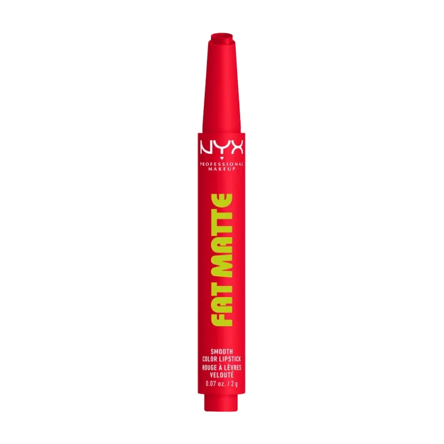 NYX Professional Makeup Fat Matte Slick Click Lip balm Läppstift Unisex Röd 2 GR