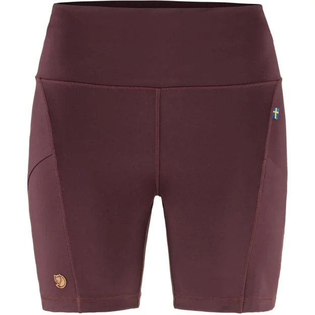 Fjällräven Abisko 6" Shorts Tights L - Naiset - Port - Vaellushousut