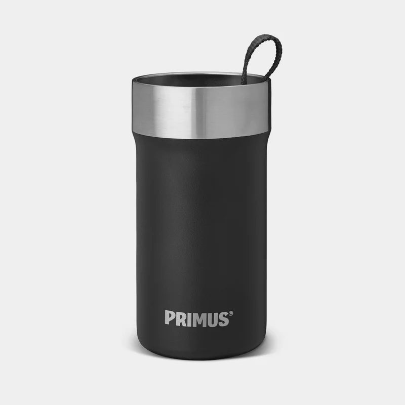 Termokrus med låg Primus Slurken Vacuum Mug Black, 30 cl / 300 ml