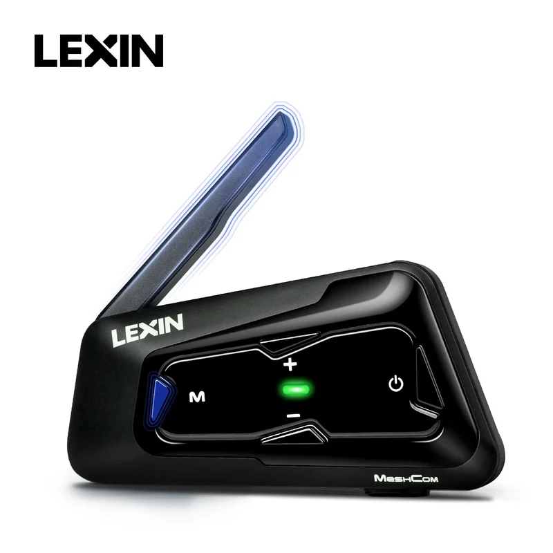 AliExpress - LEXIN-MeshCom motorfiets MESH & Bluetooth-headset-intercom, met mesh-communicatiesysteem, parallelle audio-intercom, 24 rijders