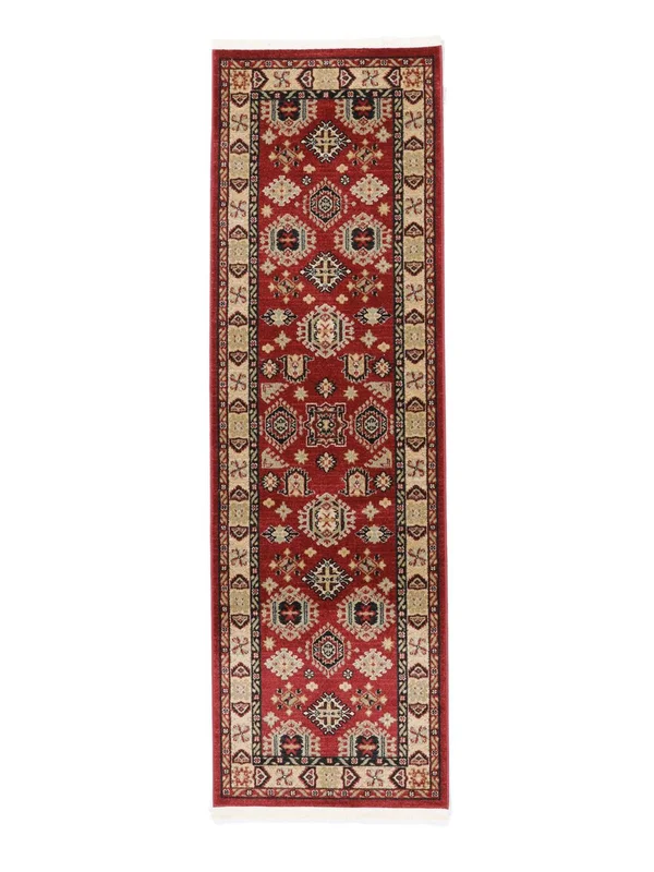 Small Shirvan Kazak Rug - Red/Beige 80X250 Classic Style